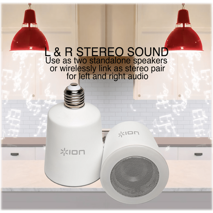 sound shine wireless light bulb speakers