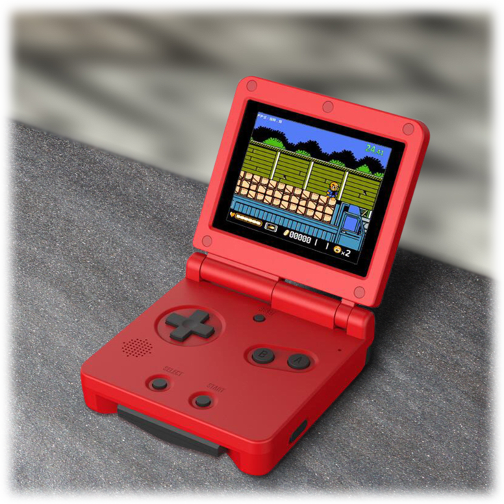 MorningSave Hakol Super Retro Handheld Game Console with 500 Pre