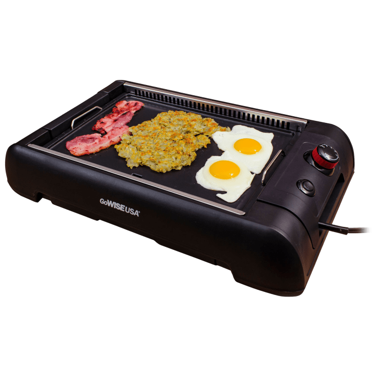 MorningSave GoWISE USA 2in1 Smokeless Indoor Grill and Griddle with Recipe Book