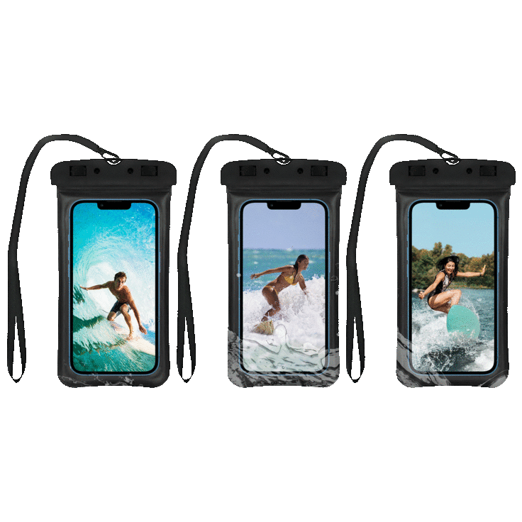 Waterproof Cell Phone Pouch Universal Surfing Bag With Neck