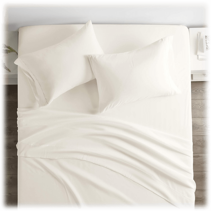 MorningSave Sleep Restoration 4Piece Luxury Sheet Sets with Aloe