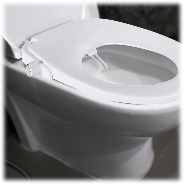 MorningSave Dalmo NonElectric Elongated Bidet Toilet Seat