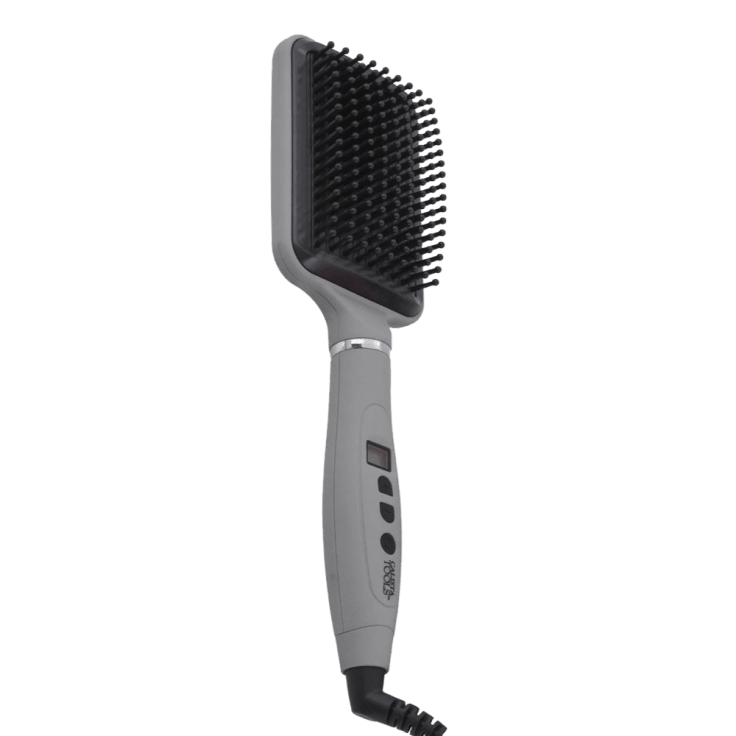 MorningSave Calista Tools Perfecter Pro Grip Heated Paddle Brush
