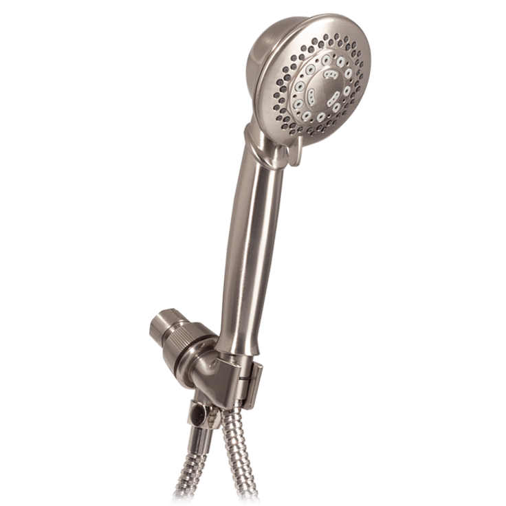 MorningSave AquaPlumb 5Function Massage Hand Shower in Satin Nickel