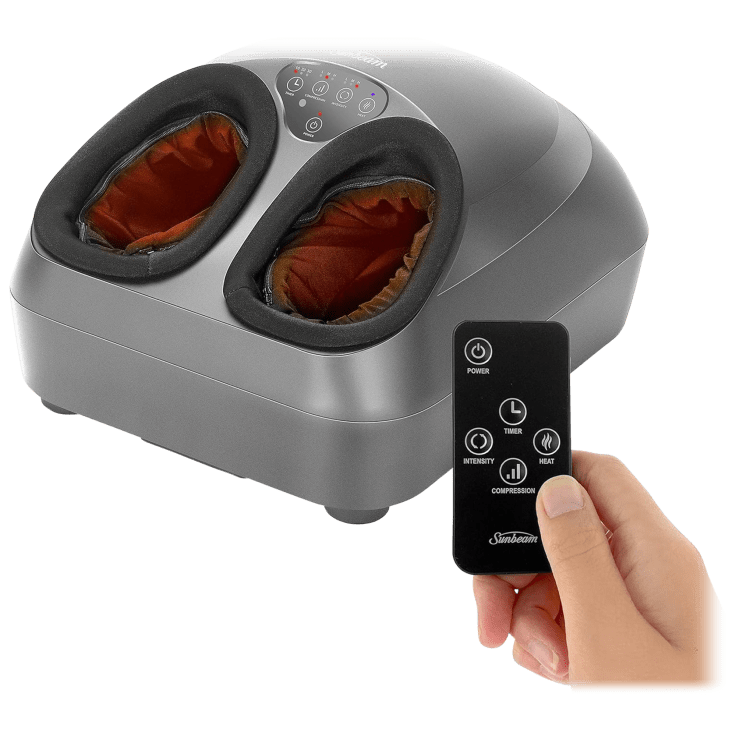 Sunbeam Shiatsu Foot Massager with Heat & Compression only 59.99