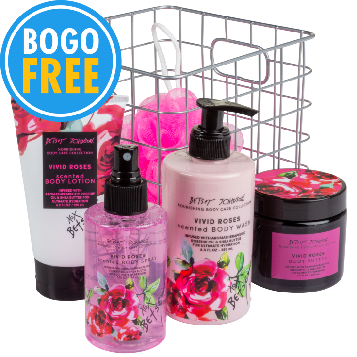MorningSave Betsey Johnson Bath Body Care Set in Caddy