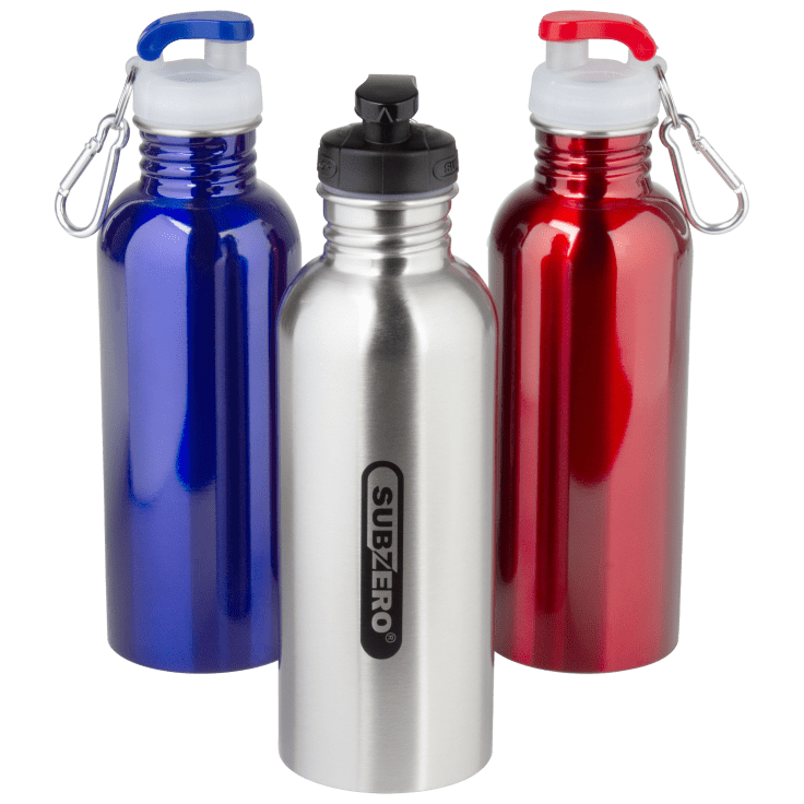 SideDeal: 3-Pack: Sub Zero Stainless Bottles 25 oz