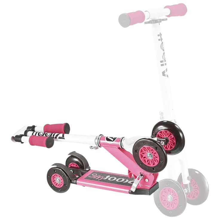 MorningSave Albott Kids Folding Scooter With 4 Wheels