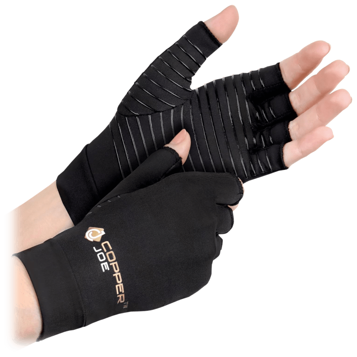 MorningSave: Copper Joe Fingerless Compression Arthritis Gloves