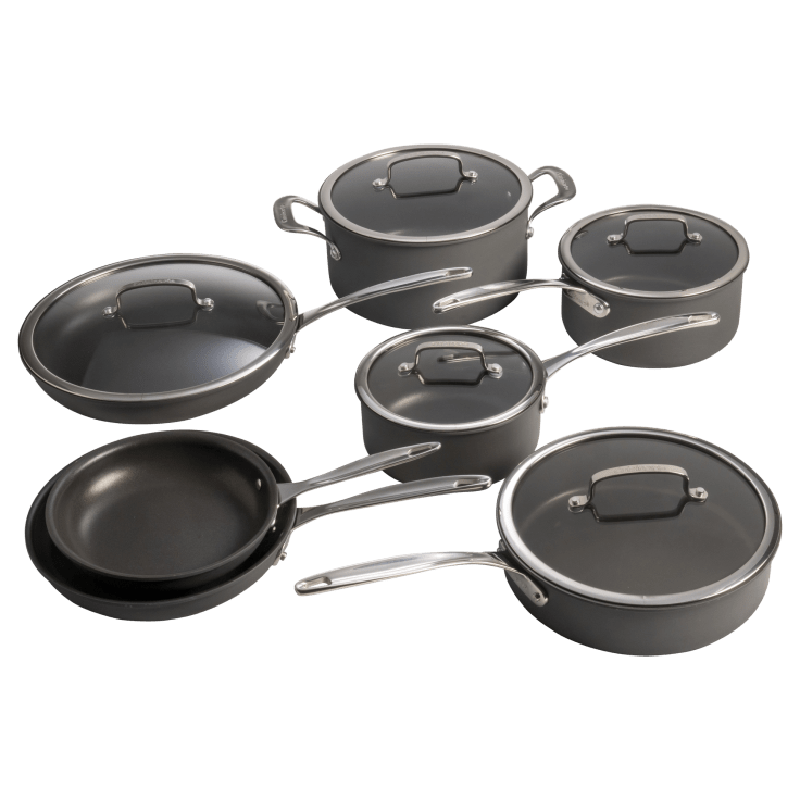 SideDeal Cuisinart® Anodized DishwasherSafe 12Pc Cookware Set