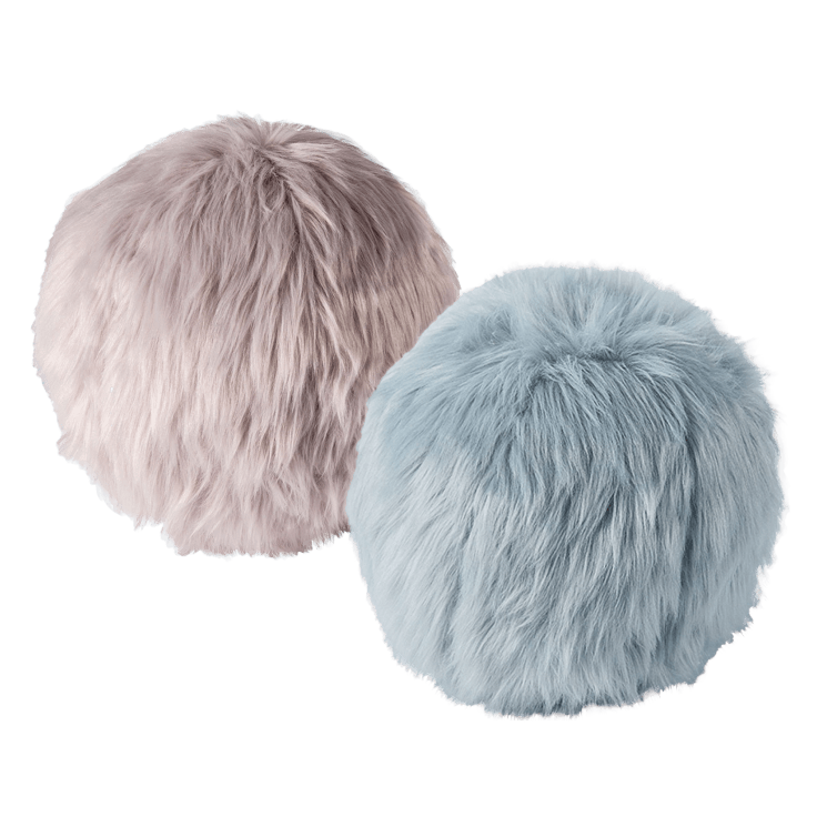 homedics sqush faux fur massage pillow