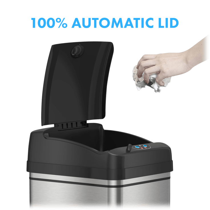 MorningSave iTouchless 13Gallon PetProof Sensor Trash Can