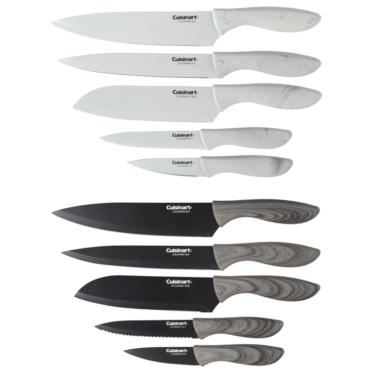 MorningSave Cuisinart 10Piece Ceramic Coated Knife Sets