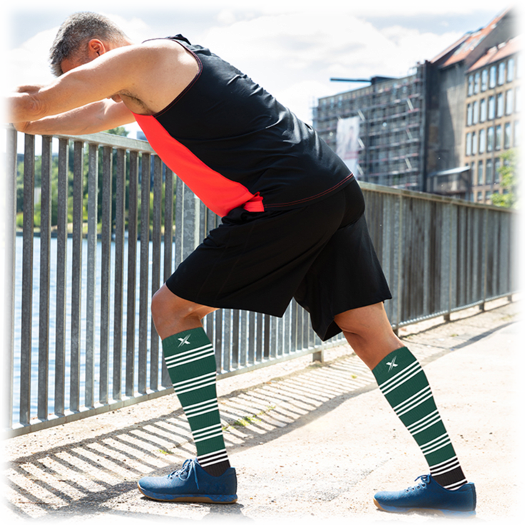 MorningSave: 6-Pack: XTF Men's Knee High Everyday Wear Compression Socks