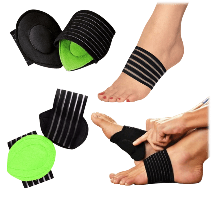 MorningSave: 2-Pack: Extreme Fit Cushioned Plantar Fasciitis Foot Arch  Supports