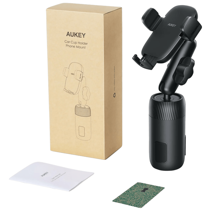 MorningSave Aukey Car Cup Holder Phone Mount Universal Adjustable