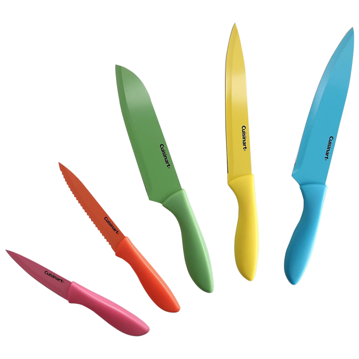 Cuisinart 6 Piece Nonstick Color Knife Set