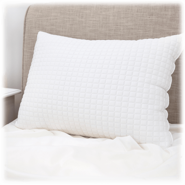 MorningSave 2Pack SensorPEDIC All Seasons Reversible Fiber Bed Pillow