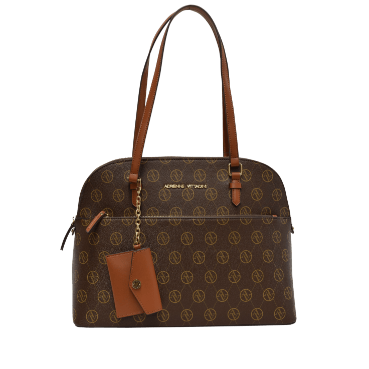 MorningSave Adrienne Vittadini Signature Collection Dome Satchel with