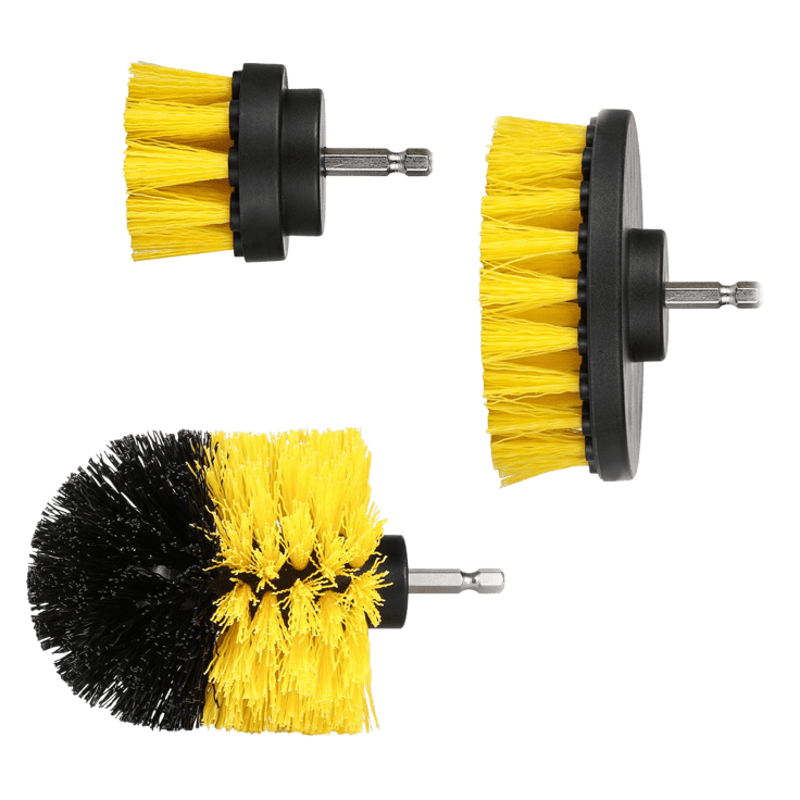 MorningSave SwissTek 3Piece AllPurpose Power Scrubber Cleaning Kit