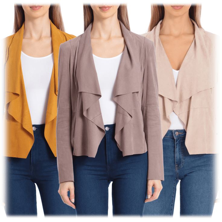 Bagatelle faux suede jacket discount