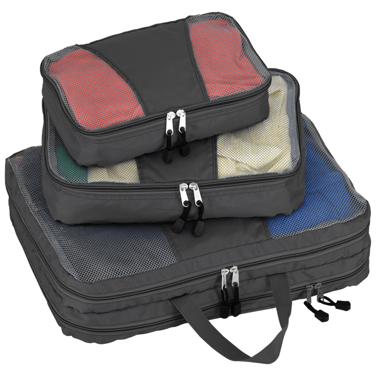 Isaac mizrahi 3 piece packing 2025 cubes