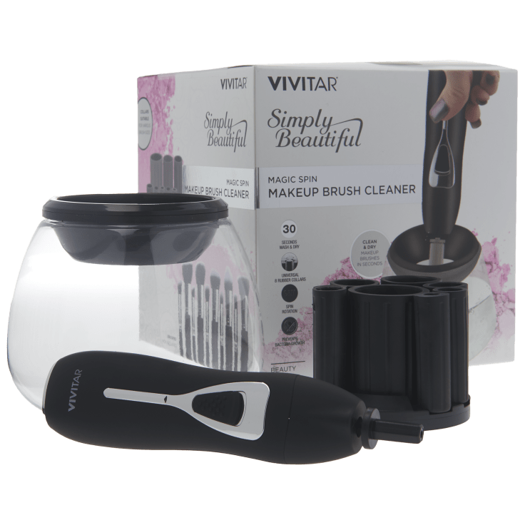 MorningSave Vivitar Magic Spin Electronic Makeup Brush Cleaner