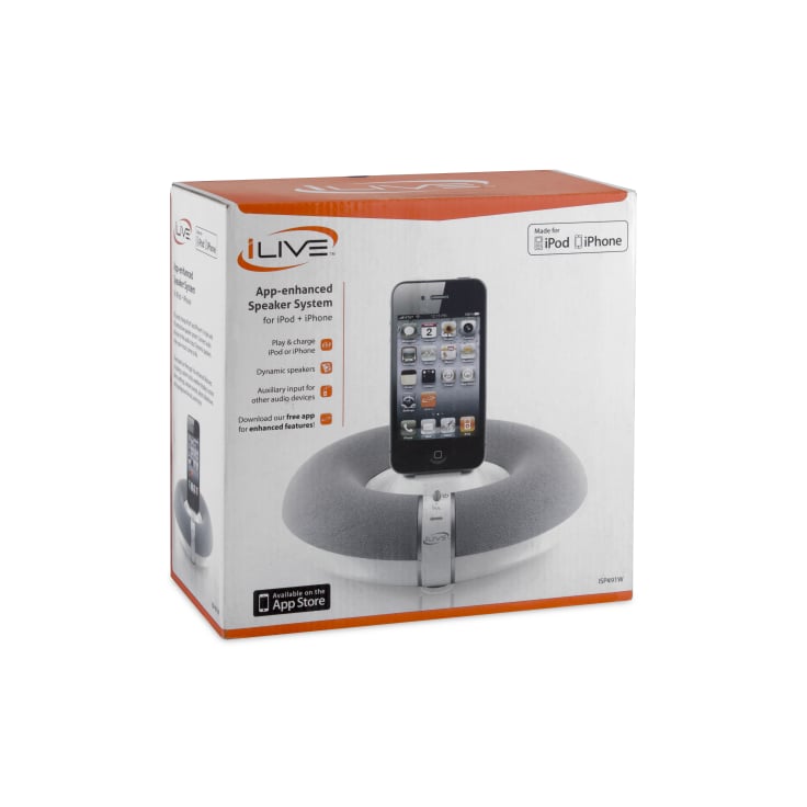 MorningSave iLive App Enhanced Speaker System for iPhone iPod
