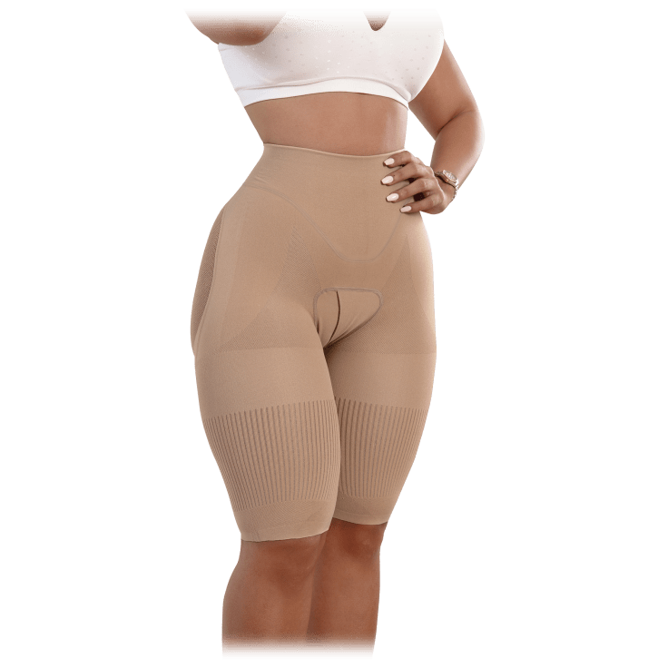 Shop Univision: Yahaira Happy Butt Nº7 Low Waist Above Knee Double Tummy  Layer