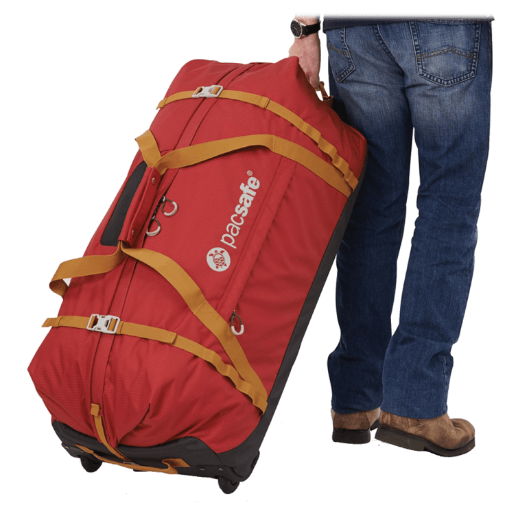 MorningSave Pacsafe Duffelsafe AT120 AntiTheft Wheeled Duffel