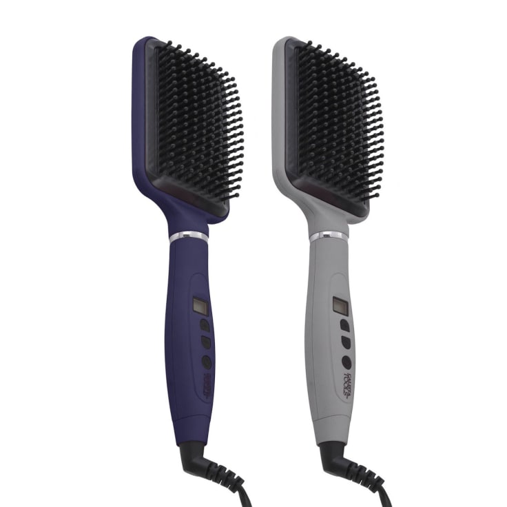 Calista Tools Perfecter Pro Grip Heated Paddle Brush Calista tools perfecter pro grip heated round brush 3/4 barrel pink nwob affddx. morningsave