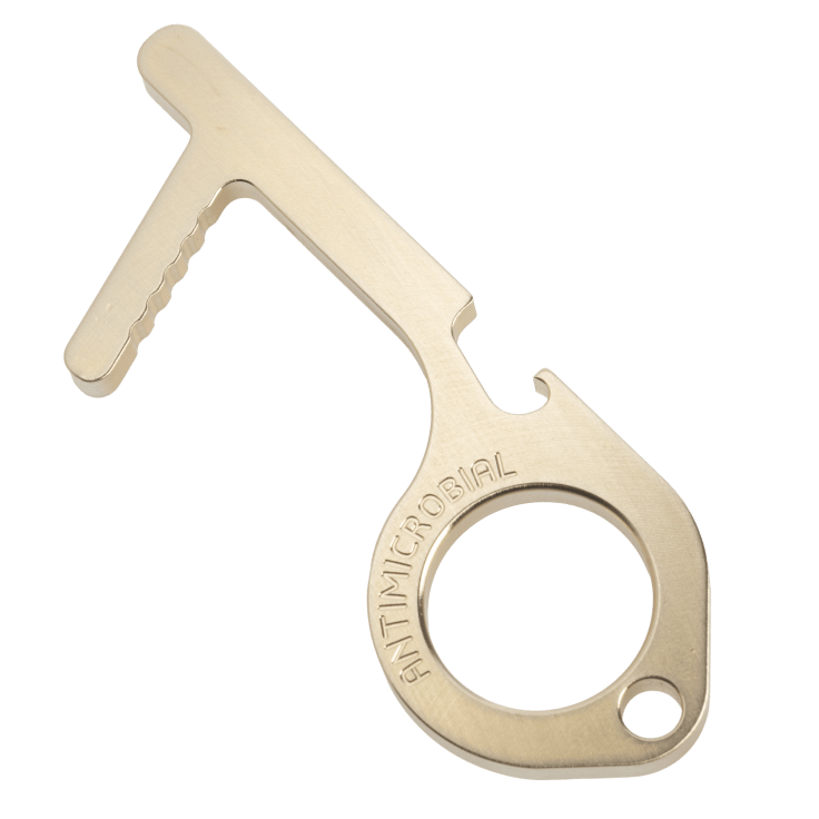 Copper Safe Antimicrobial Touch Keychain Tool Bottle Opener