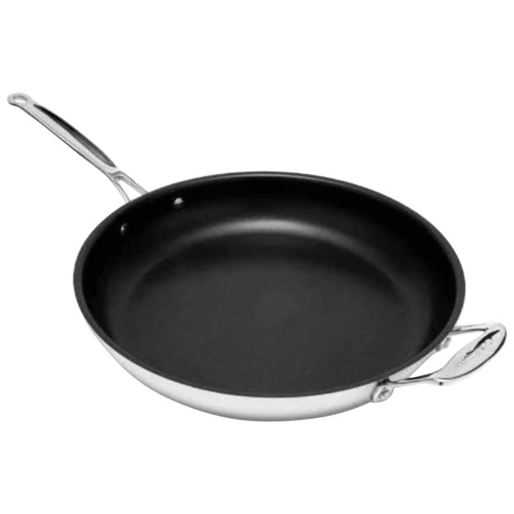 Cuisinart Contour Hard Anodized 12-Inch Open Skillet with Helper  Handle,Black