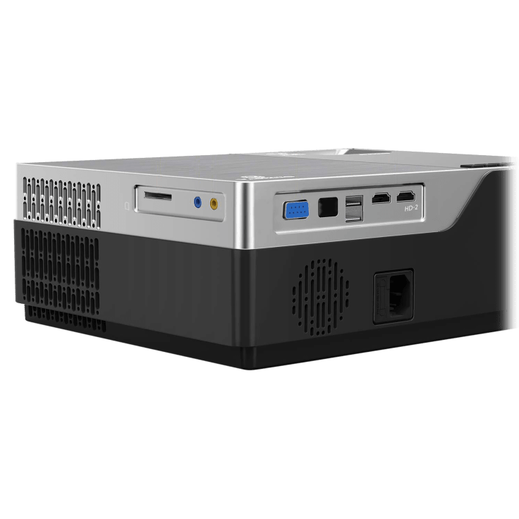 MorningSave Vankyo V600 1080p LED Projector with 120" Projector Screen