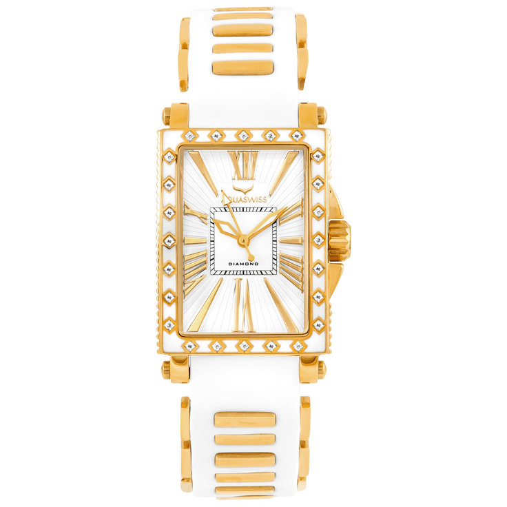 Aquaswiss women's 24 diamonds quartz watch top