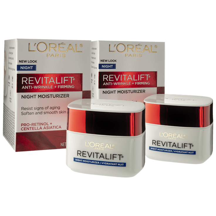 2-Pack L'Oreal Revitalift Anti-Wrinkle and Firming Night Moisturizer
