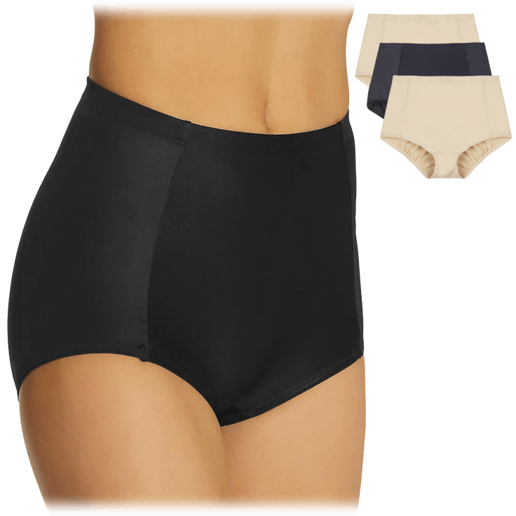 Maidenform Womens Tame Your Tummy Brief Classic Underwear Size Small NWT  Black