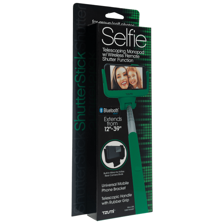 MorningSave Tzumi Compact Wireless Selfie Stick (Random Color)