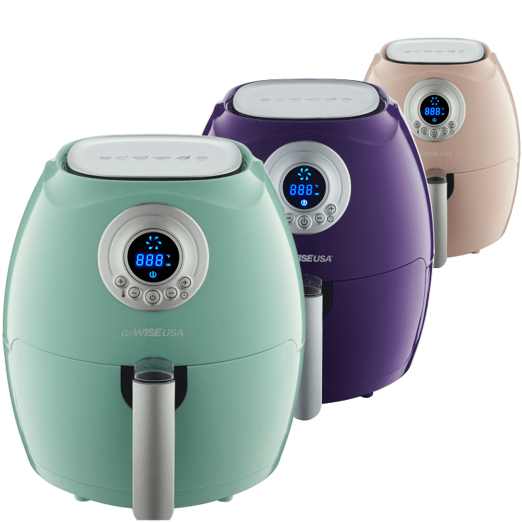 MorningSave GoWISE 2.75 Quart Digital Air Fryers Retro Collection