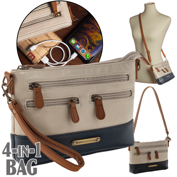 Stone Mountain Charluzzo Primo Vegan Leather 4-Bag
