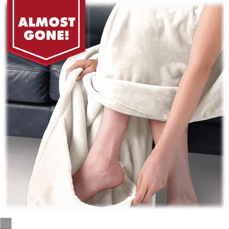 MorningSave: Brookstone NAP Footed Throw Blanket