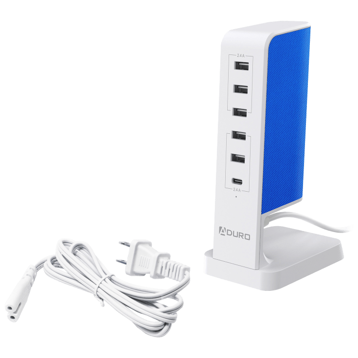 MorningSave Aduro PowerUp Flair Charging Station with 6 USB Ports