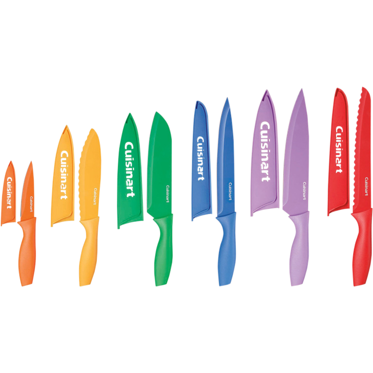 MorningSave: Cuisinart Advantage Autumn Morning 5-Piece Ceramic Coated Knife  Set