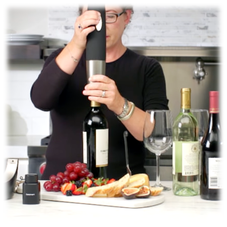MorningSave Cuisinart Cordless Wine Opener with Foil Cutter and Vacuum