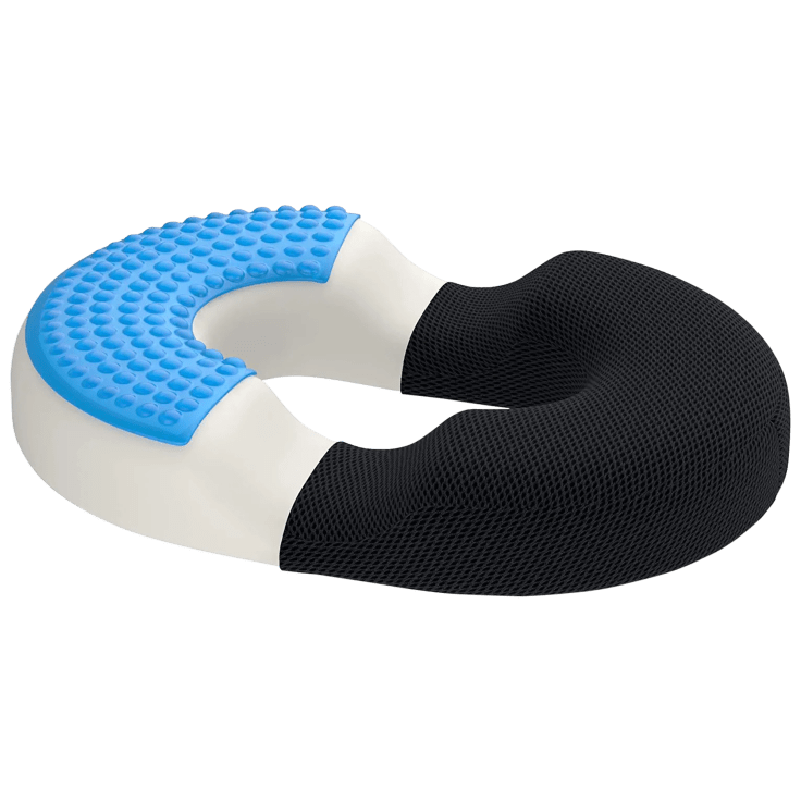 Ergonomic Innovations Orthopedic Donut Pillow: Memory Foam Chair Seat  Cushion for Tailbone and Coccyx Pain, Sciatica, and Pressure Relief - Car,  Desk