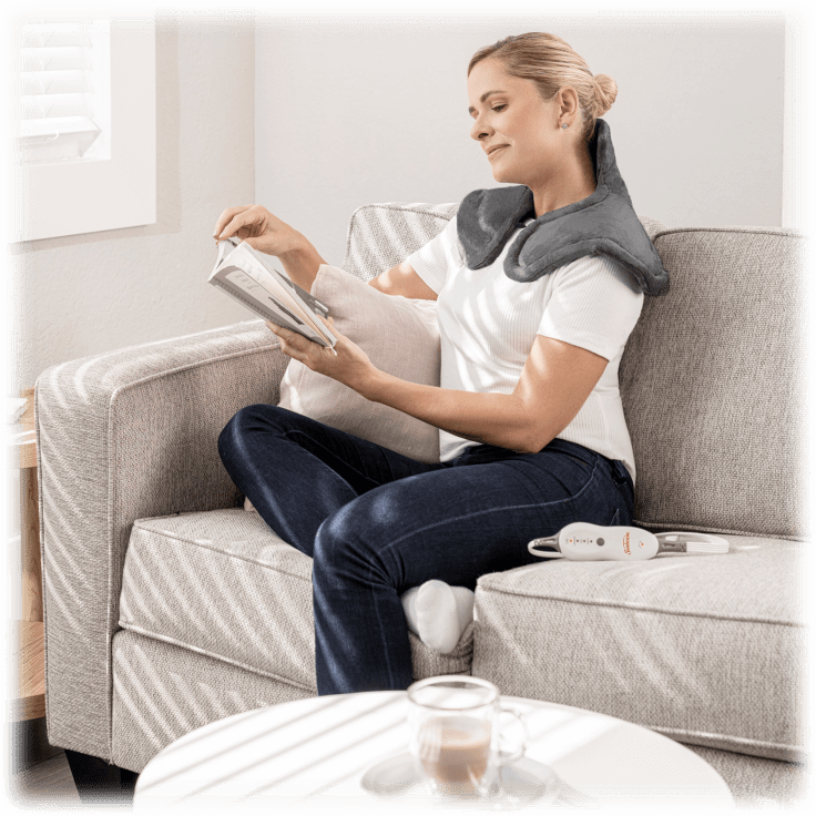 MorningSave: Sunbeam Neck &amp; Shoulder Wrap and King Heating Pad Bundle