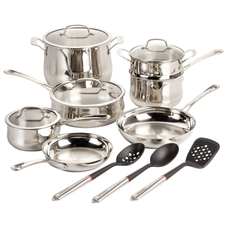 Cuisinart Contour Stainless Steel 13 Piece Cookware Set