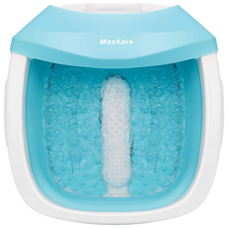 MaxKare Foot Spa Bath Massager with Heat, Bubbles