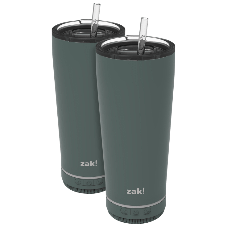 SideDeal: 2-Pack: Zak! Play 18oz Stainless Steel Tumbler with Wireless  Bluetooth Speaker