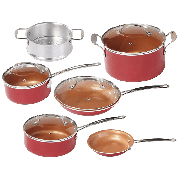 Red Copper, Kitchen, Red Copper Frying Pan